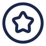 Star Circle SVG Icon